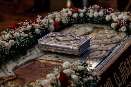 Чин погребения Плащаницы в Свято-Троицком монастыре